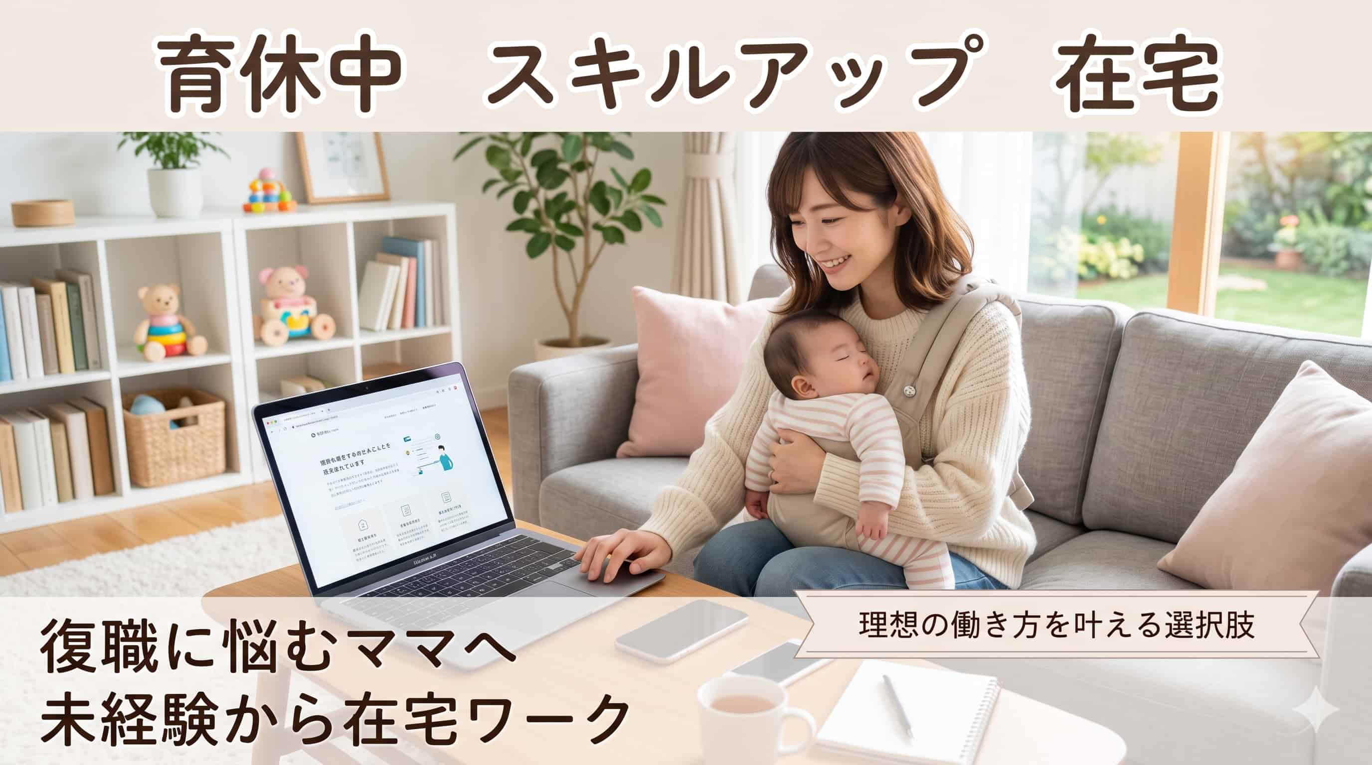 育休中のスキルアップで在宅を叶える！復職したくないママの選択肢